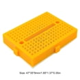 thumbnail image 2 of Mini placa de pruebas SYB-170, placa de pruebas sin soldadura de 35x47 mm para kit de bricolaje (amarillo), 2 of 3