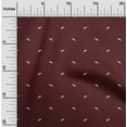 thumbnail image 2 of oneOone Cotton Poplin Maroon Fabric Asian Block Mustache Craft Projects Decor Fabric Printed By The Yard 56 Inch Wide, 2 of 5