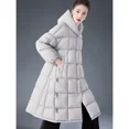 thumbnail image 2 of Chaqueta de plumón de pato blanca nueva de invierno 2024 para mujer, ropa de mujer gruesa y suelta de alta gama, 2 of 4