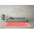 thumbnail image 3 of Ahgly Company Indoor Rectangle Abstract Red Modern Area Rugs, 2' x 4', 3 of 4