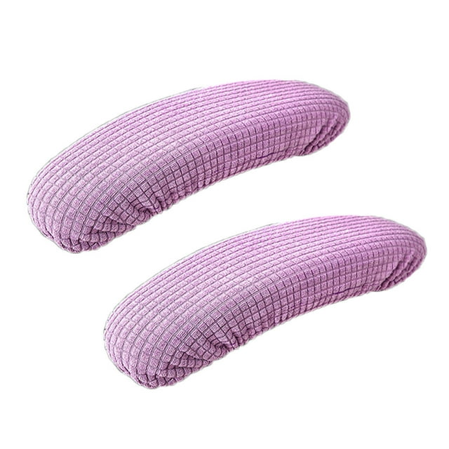 VONKY Soft And Comfortable Chair Armrest Cover Made Of Polyester Fibre Anti Skid Washable Dustproof pale purple 1Set