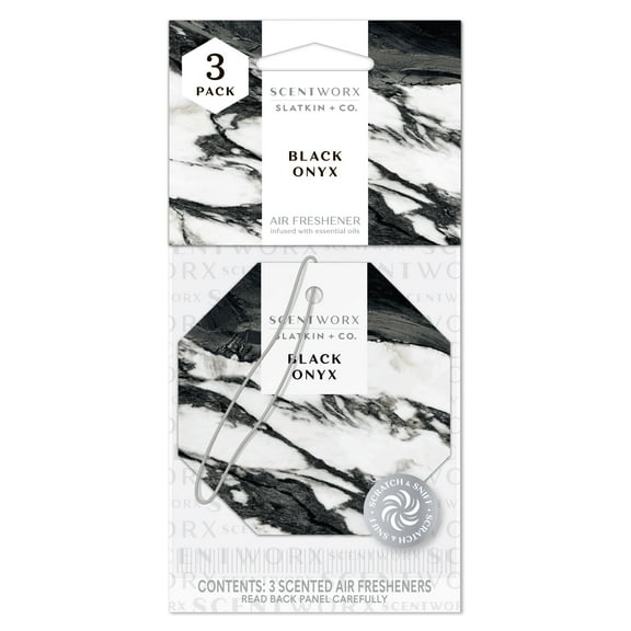 Scentworx Black Onyx 3 Pack Hang Tag