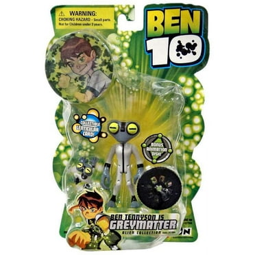 Bandai Ben 10 Alien Collection GreyMatter Action Figure, 4 inch Collectible