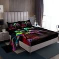 thumbnail image 1 of Erosebridal Gradient Wolf Spider Bed Sheets Set Queen Size, Insect Animal Bedding Queen Size, 4pcs (Top Sheet, Fitted Sheet, Pillowcase), 1 of 6