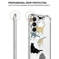 thumbnail image 3 of Cat Collage Clear Case for Samsung Galaxy S21,Aesthetic Art Design Case for Men Women,Unique Trendy Transparent TPU Bumper Case Cover, 3 of 5