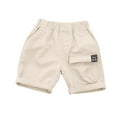 thumbnail image 4 of THDHVS Summer Shorts for Boys ,Kids Casual Pants,Fashion Boys' Summer Shorts Elastic Summer Thin Workwear Shorts Outerwear Shorts Khaki 9-10 Years, 4 of 4