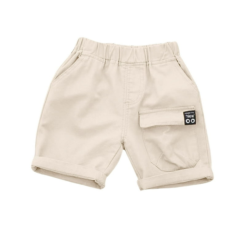 4-15 Years Toddler Kids Boys Cargo Shorts High Waist Wide Leg