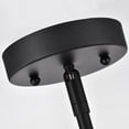 thumbnail image 2 of CHLOE Ironclad Industrial 4 Light Black Inverted Pendant Ceiling Fixture 16", 2 of 11