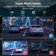 thumbnail image 5 of Dash Cam, Froura 4K Dash Cam Front and Rear Inside, 3 Channel Car Camera with Wi-Fi and App Control, WDR, 32GB Card, Support 256GB Max, Black, 5 of 8