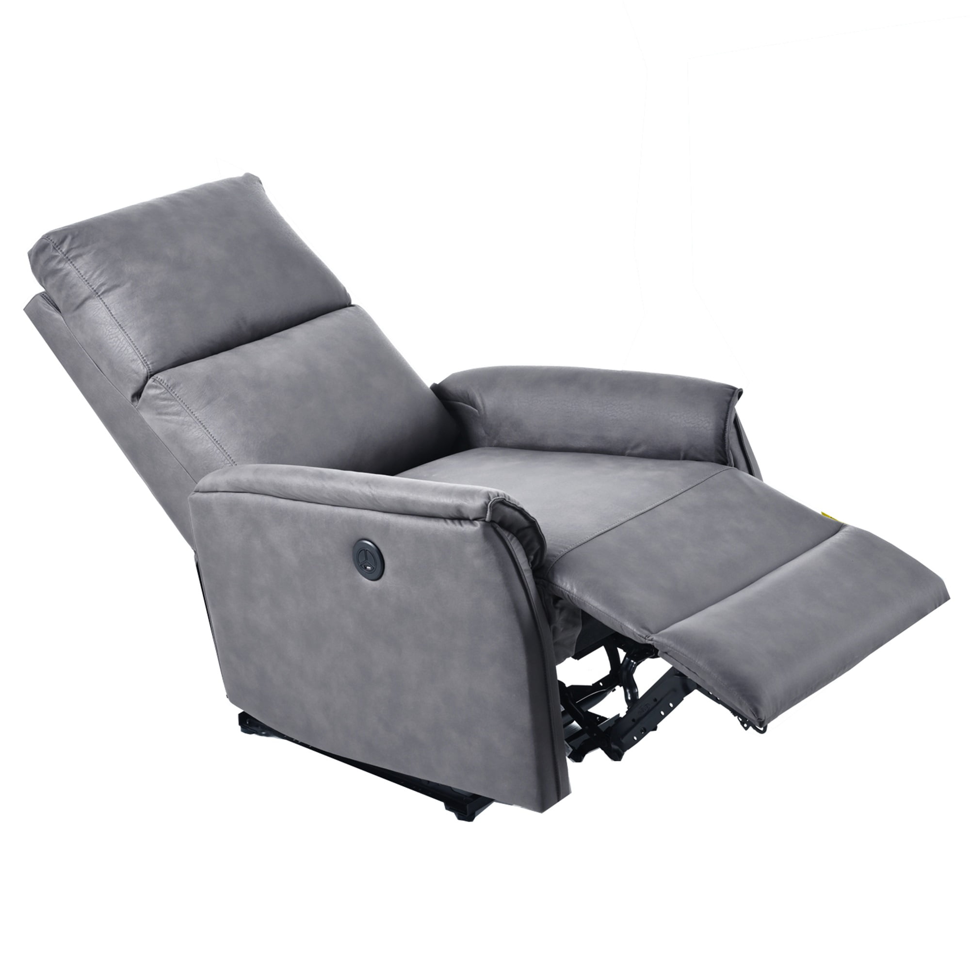 Kepooman Electric Power Recliner Chair, Upholstered Lounge Single Sofa, Home Theater Seating with USB Charging Ports for Living Room Bedroom, Dark Gray Kepooman Electric Power Recliner Chair, Upholstered Lounge Single Sofa, Home Theater Seating with USB Charging Ports for Living Room Bedroom, Dark Gray