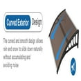 thumbnail image 6 of Topcobe Window Awning Door Canopy Exterior, 40" x 38" Awnings for Doors Polycarbonate Cover Patio Door Awning Rain Snow Sunlight Protection Hollow Sheet., 6 of 11