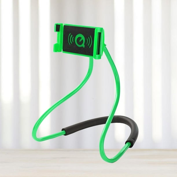 Mgaxyff Universal Mobile Phone Holder Bracket Extensible Neck Hanging Selfie Stick Rack