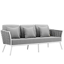 Modway Stance Outdoor Patio Aluminum Sofa, Multiple Colors