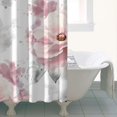 thumbnail image 4 of Pioneer Flower Floral Print Pattern Shower Curtain 36"x72" ,Bathroom Decorative Shower Curtains Set with 12 Hooks,Modern Waterproof Washable Shower Curtain, 4 of 6