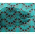 thumbnail image 4 of oneOone Tissu en Viscose Chiffon Imprimé Floral Bloc Tissu BTY 42 Pouces de Large, 4 of 4