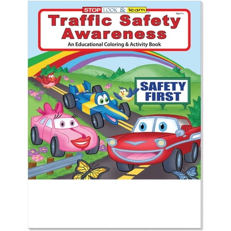 ZoCo: 25-Pack Traffic Safety Awareness 16-Page Coloring & Activity Books