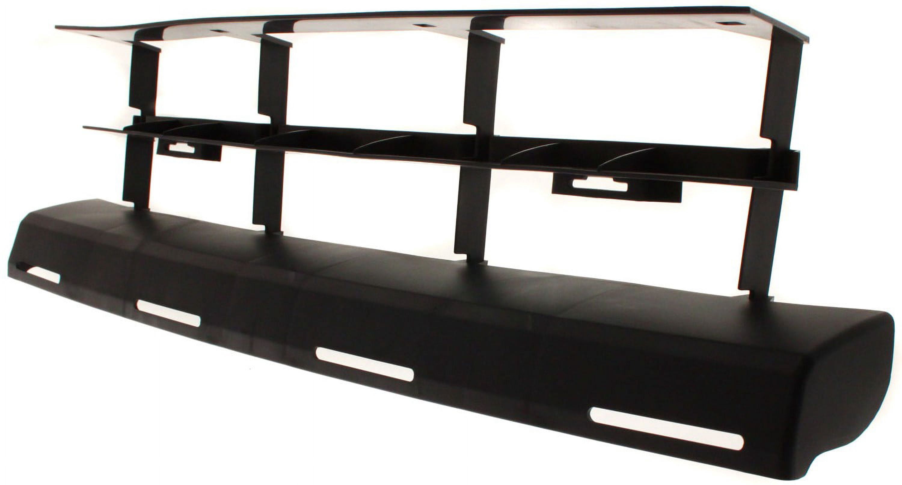 Bumper Grille Compatible With 2007-2014 Ford Expedition Front Textured Gray