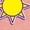 DESERT PINK, variant on Instant Message - Summer Emojis - Youth Girls Fitted Short Sleeve T-Shirt
