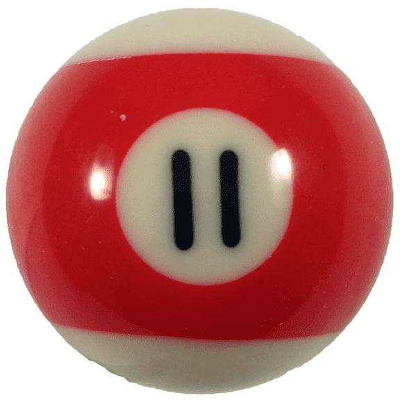 1-1/2" Mini Pool Ball Individual Replacement - #11 Ball