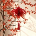 thumbnail image 4 of Decoración de panal de Año Nuevo, suministros para fiestas de linternas, decoración del Festival de Primavera para nudo chino, 4 of 7