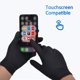 thumbnail image 3 of Guantes de nitrilo Schneider negros de 4 mil, sin látex, talla grande, 3 of 8