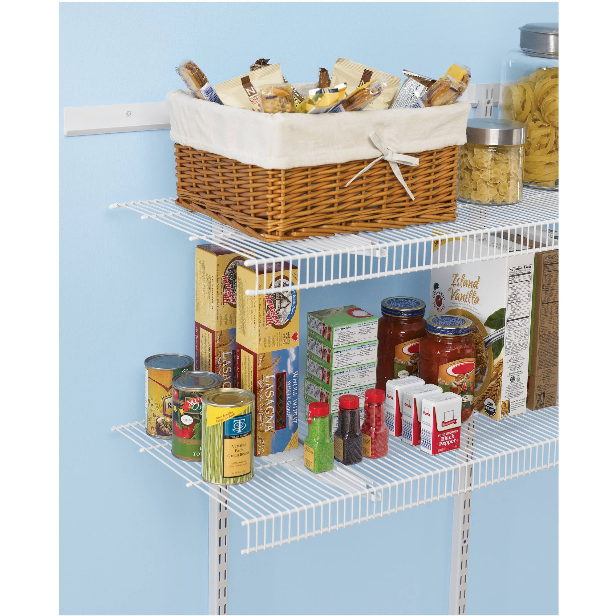 QuikTRAY Rollout Complete 6 Shelf Pantry Kit