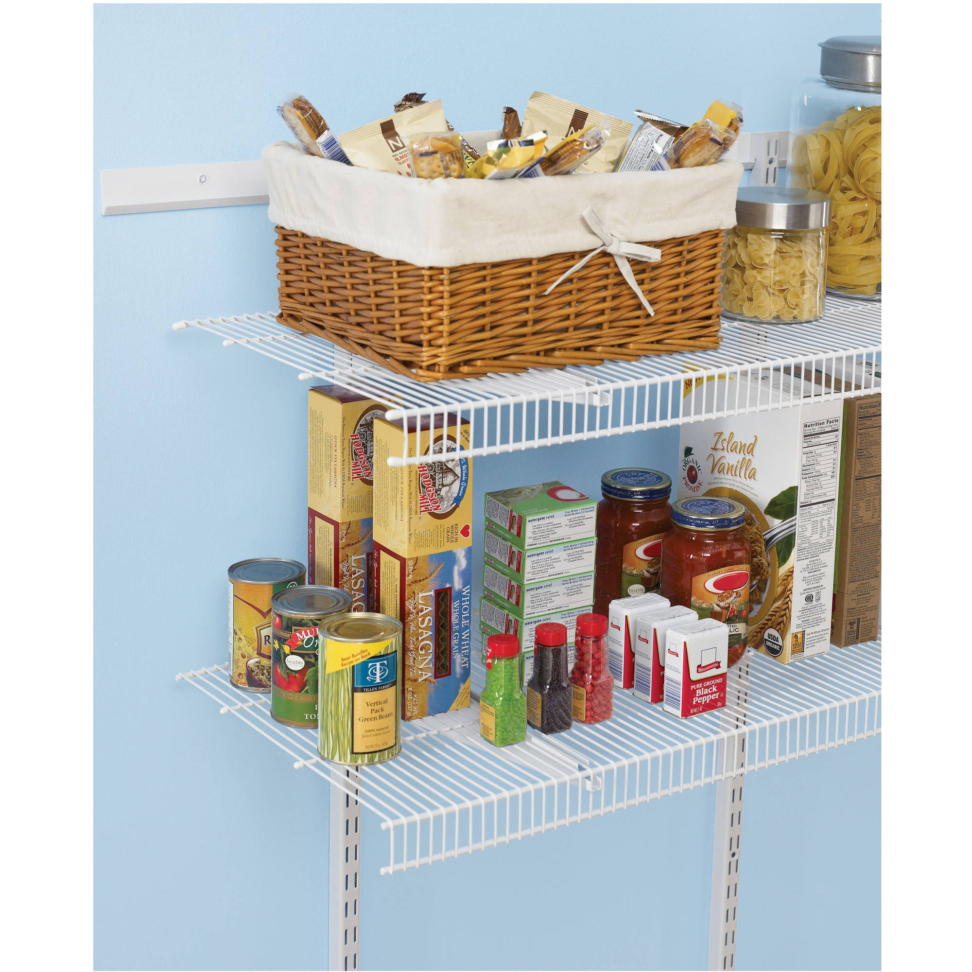Rubbermaid Fasttrack Closet Pantry Organizer Kit Dandk Organizer