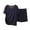 01 Navy, variant on Fewfanhot Summer Pajamas for Women Set PJ Lounge Set with Pockets 2 Piece Soft V Neck Short Sleeve Sleepwear