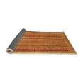thumbnail image 2 of Ahgly Company Indoor Square Abstract Orange Modern Area Rugs, 3' Square, 2 of 4