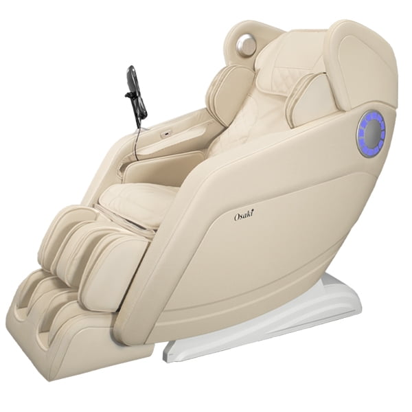 Osaki OSHiro LT 3D SLTrack Massage Chair with Zero Gravity, Space Saving Beige