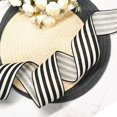 thumbnail image 4 of Cinta de algodón CT CRAFT LLC, 6,35 cm x 9,1 m, rayas negras, 4 of 7