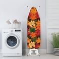thumbnail image 3 of HELLHERO Household Iron Board Covers Fallen leaves Print Ironing Board Cover Protector Non Stick Stain and Scorch Resistant, Applicable Standard Size 15x54 Inch, 3 of 5