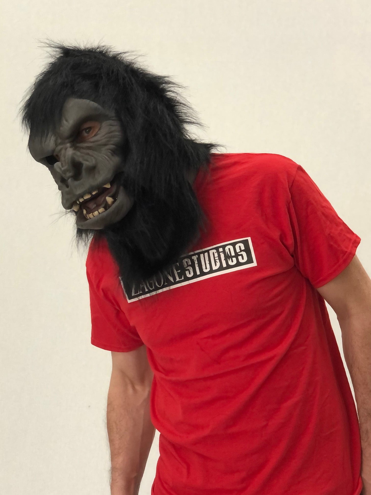 Zagone Studios Two Bit Roar Moving Mouth Gorilla Mask Black