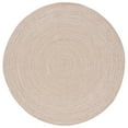 thumbnail image 4 of SAFAVIEH Braided Gino Distressed Machine Washable Reversible Area Rug, Natural, 8' x 10' Oval, 4 of 5