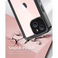 thumbnail image 4 of IBAOLE Étui Compatible avec iPhone 13, Étui Imperméable Anti-Poussière Antichoc avec Protecteur d'Écran Intégré, Étui Militaire Intégrale Robuste Transparente pour iPhone 13 6.1 Pouces, Noir iPhone 13, 4 of 7