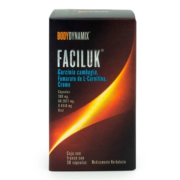 Faciluk Garcinia Cambogia L carnitin Bodydynamix 30 Cápsulas BodyDynamix  141603711