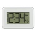 thumbnail image 1 of La Crosse Technology 513-113W-INT Reloj de pared digital blanco con temperatura y temporizador de cuenta regresiva, 1 of 1