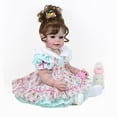 thumbnail image 2 of Muñeca Niña Pequeña, Niña de Cumpleaños de 22 Pulgadas. Vestido de Cupcake, Regalo de Cumpleaños Especial, Mayores de 3 Años, 2 of 16