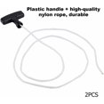 thumbnail image 2 of Replacement Lawnmower Parts, Durable Materials Soft Grip Pull Cord For Lawn Mower, Trimmers, Engines, 2 Pieces Set Of Recoil Starter Rope With Easy Installation And Long Lifespan, 2 of 5