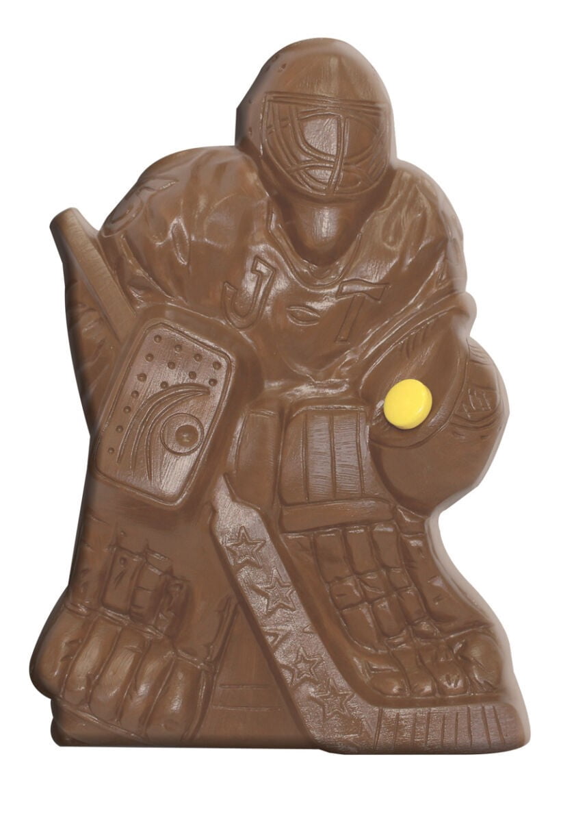 Real Milk Chocolate "Hockey Goalie"