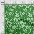 thumbnail image 1 of oneOone Rayon Green Fabric Florals Dress Material Fabric Print Fabric By The Yard 56 Inch Wide, 1 of 1