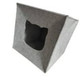 thumbnail image 4 of Cama para gatos Fernando refugio plegable tipo condominio cueva de fieltro gris claro, 4 of 8