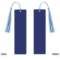 thumbnail image 2 of Kdxio Navy Blue Print Metal Tassel Bookmarks,Perfect Gift for Art Lovers and Bookworms Metal Bookmarks for Women, 2 of 8