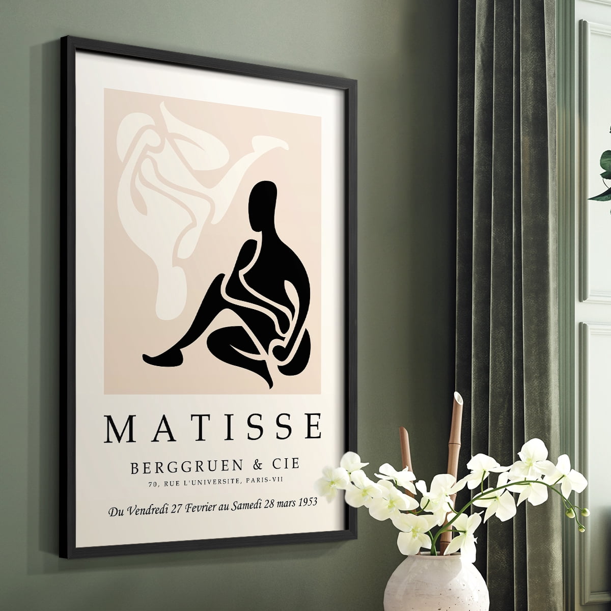 Matisse XLV Framed Print - Solid Wood
