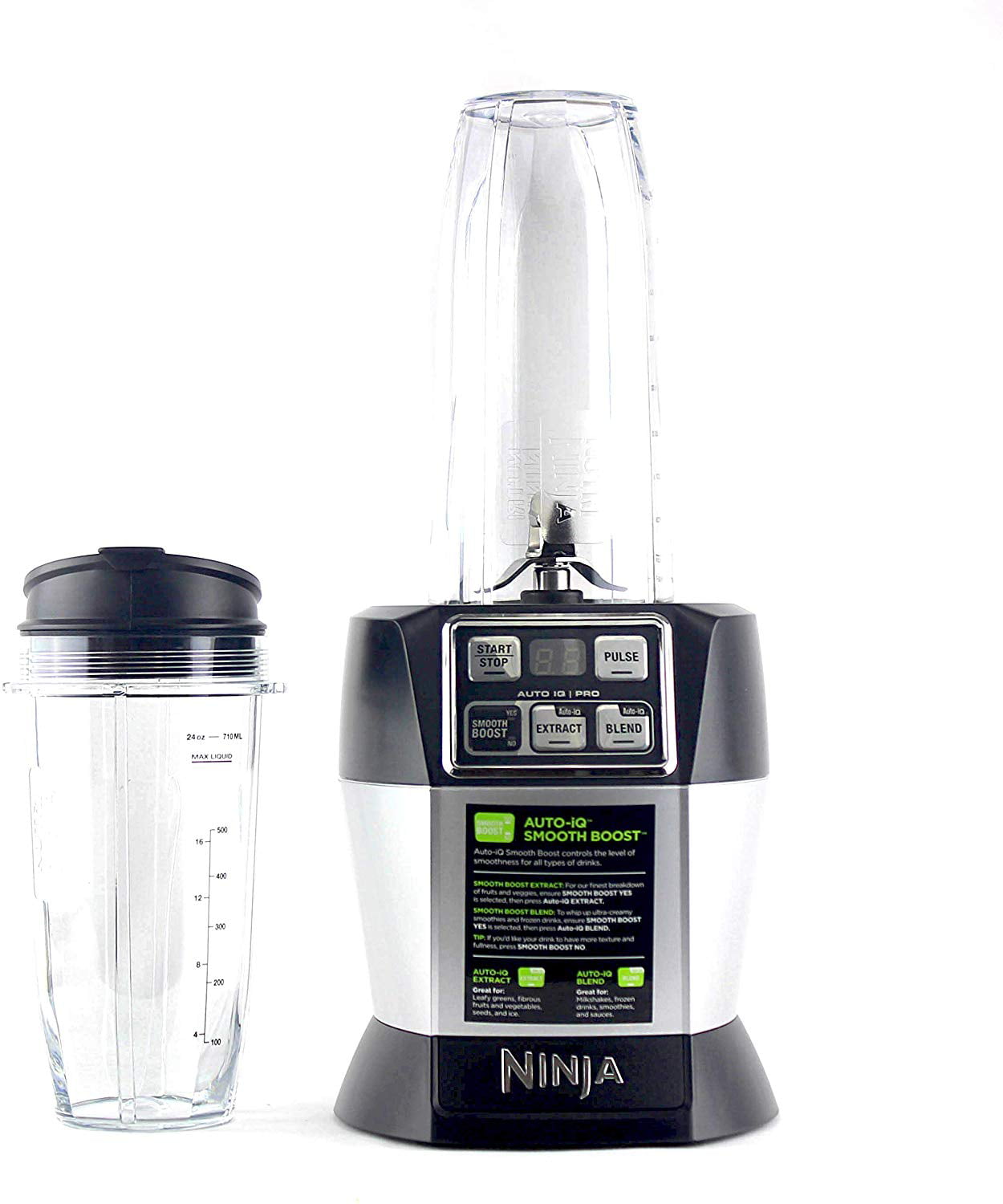 Best Buy: Nutri Ninja Auto-IQ Pro Complete 4-Speed Blender Black BL487