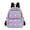 Purple Block, variant on JIALIOU Mini Backpack Purse for Women Quilted Casual Daypack Small Travel Shoulder Bag, Cute Love Frogs