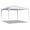 White/Without Sidewalls, variant on 10' x 10' Outdoor Canopy Gazebo White Party Wedding Tent,Portable Waterproof Outdoor Events Sunshade Shelter Canopy Gazebo (White/Without Sidewalls)