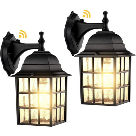 2 Pack Dusk To Dawn Outdoor Wall Lights, How To Mount Outside Wall Lights