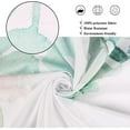thumbnail image 4 of Spring Eucalyptus Leaf Shower Curtains Weighted Bottom Sage Green Watercolor Botanical Plants with Pink Flower Fabric Waterproof Washable 12 Hooks72''''x72'''' Green Leaf With Floral-weighted Hem, 4 of 6
