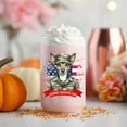 thumbnail image 4 of Happy Father's Day Honoring Veterans Toy Fox Terrier in Army Uniform 16oz Glass Cup Mug Dog Lover Glass Can - 13007, 4 of 5